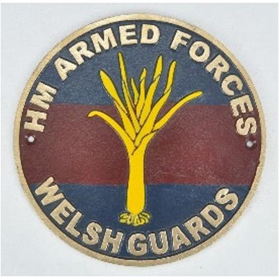 HM Armed Welsh Guard Plaque