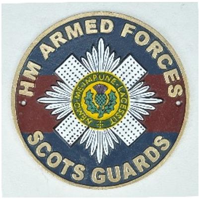 HM Armed Scots Guard Plaque
