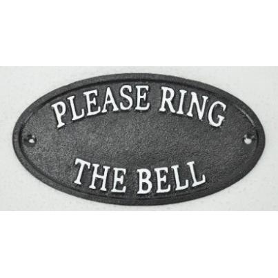 Please Ring the Bell Sign