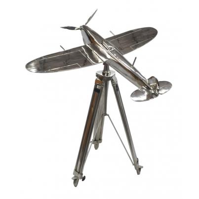 Spitfire Aircraft Model on Tripod