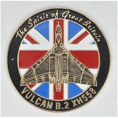 Vulcan B2 XH558 Plaque