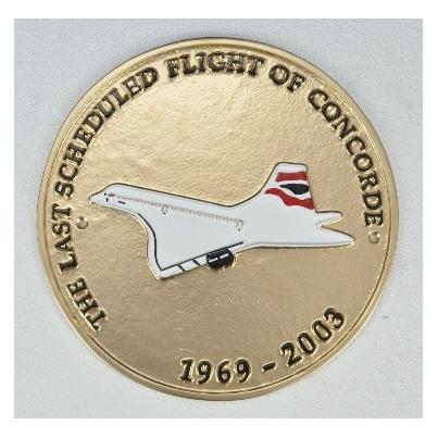 The Last Scheduled Flight of Concord Plaque