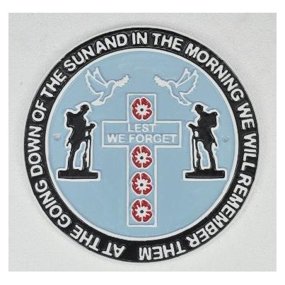 Lest We forget Plaque