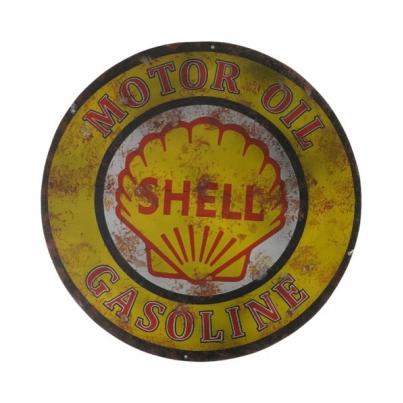 Shell Motor Oil Gasoline Tin Sign