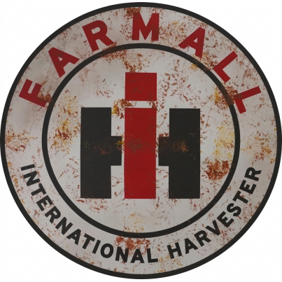 Farmall Int Harvester Tin Sign