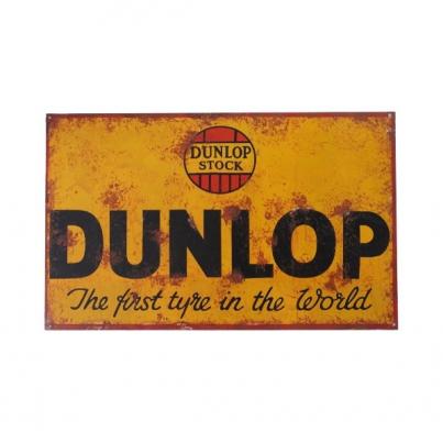 Dunlop Tin Sign The First Tyre In The World