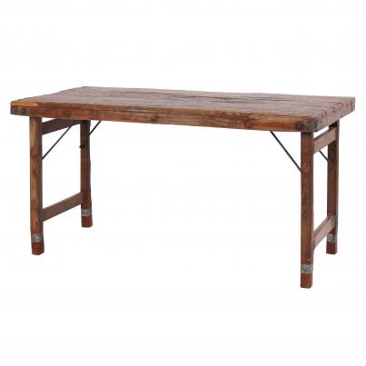 Wooden Folding Table L150 x W70 x H76cm