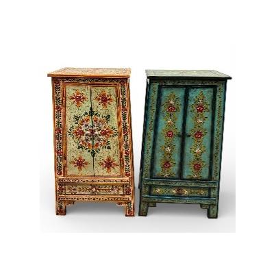 2 Doors 1 Drawer Cabinet Blue