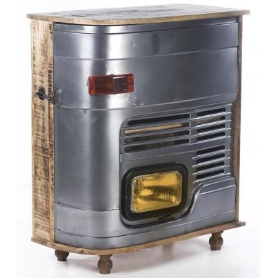 Upcycled Truck Cabinet With Headlamp