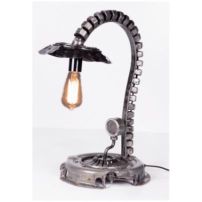 Industrial Iron Table Lamp