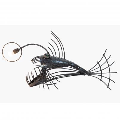 Reclaimed Parts Anglerfish Table Lamp - Comes To Light