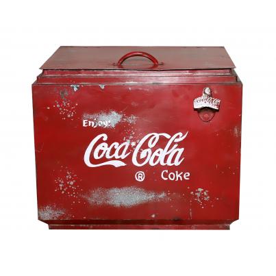 Replica Large Coca-Cola Chest with Bottle Opener