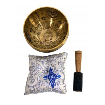 Singing Bowl with Cushion and Mallet