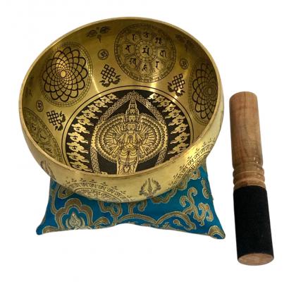 Singing Bowl with Cushion and Mallet 8"