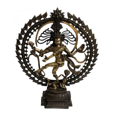 Natraj Dancing Triple Ring & Om Design