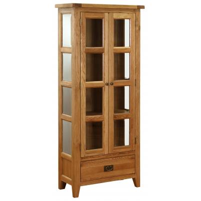 1 Drawer 2 Door Glazed Display Cabinet
