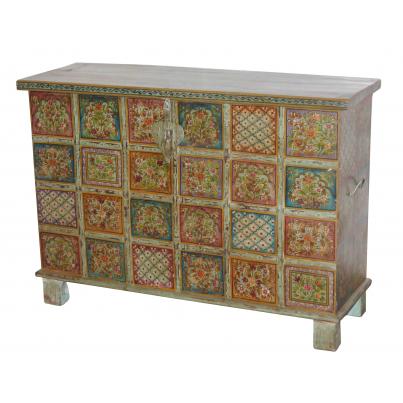 Hand Painted Sideboard with Chest Lid