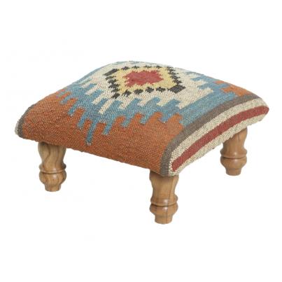 Square Footstool - Red