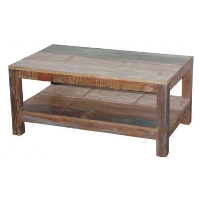 Reclaimed Coffee Table with Shelf