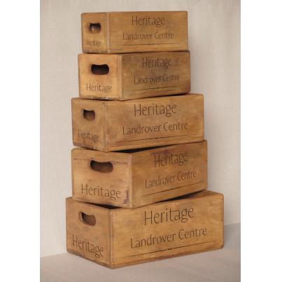 Set of 5 Shellfish Nesting Boxes -Heritage Land Rover