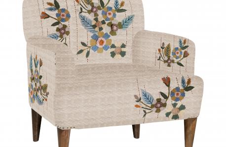 Sutra Hand Embroided Accent Chairs