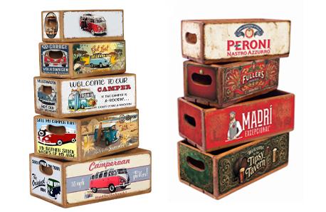 Vintage Display Crates